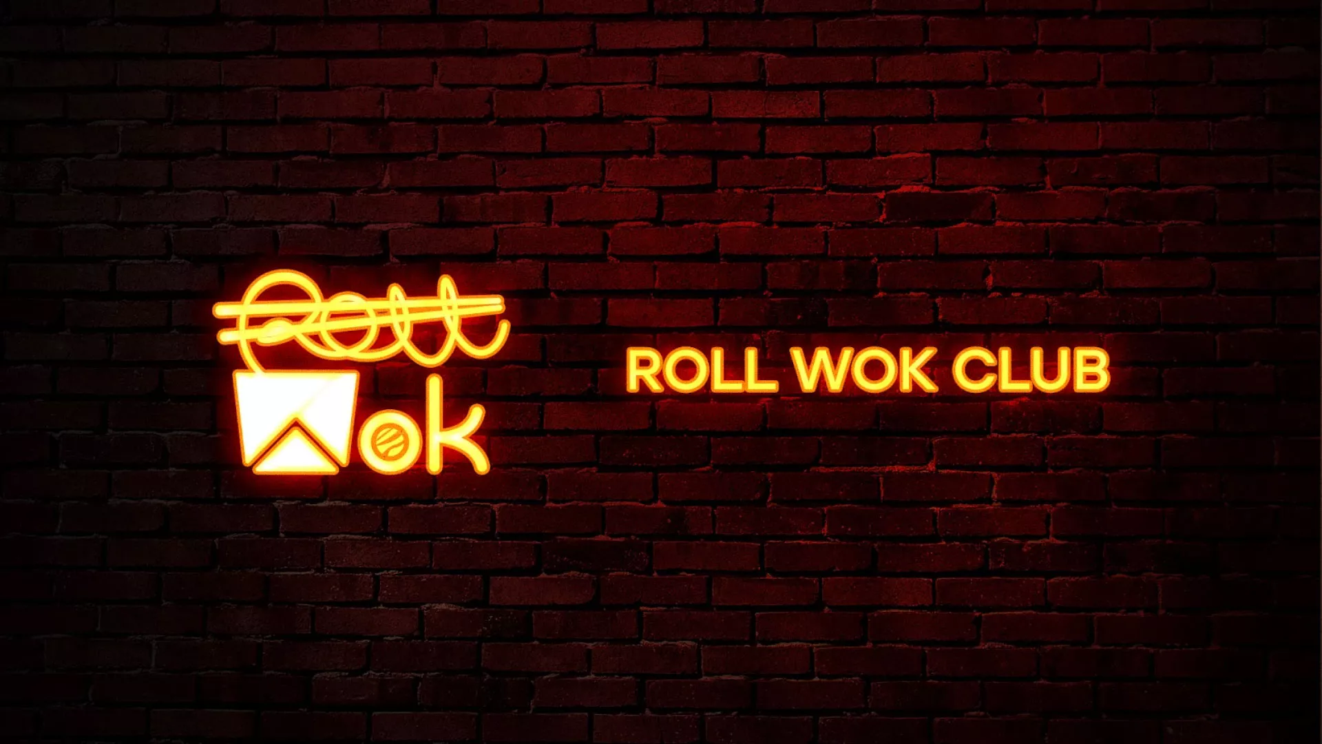 Разработка интерьерной вывески суши-бара «Roll Wok Club» в Вязниках